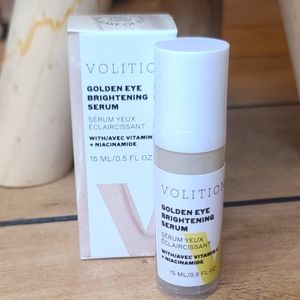 NIB - VOLITION BEAUTY - Golden Eye Brightening Serum with Vitamin C + Niacinamid